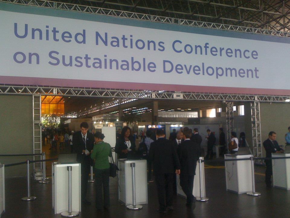 UN conference on sustainable development - entrance